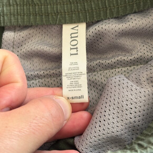 Vuori Ripstop Pants Womens XS Sage Green Cargo Athleisure Outdoor Hiking Comfort - Picture 4 of 10